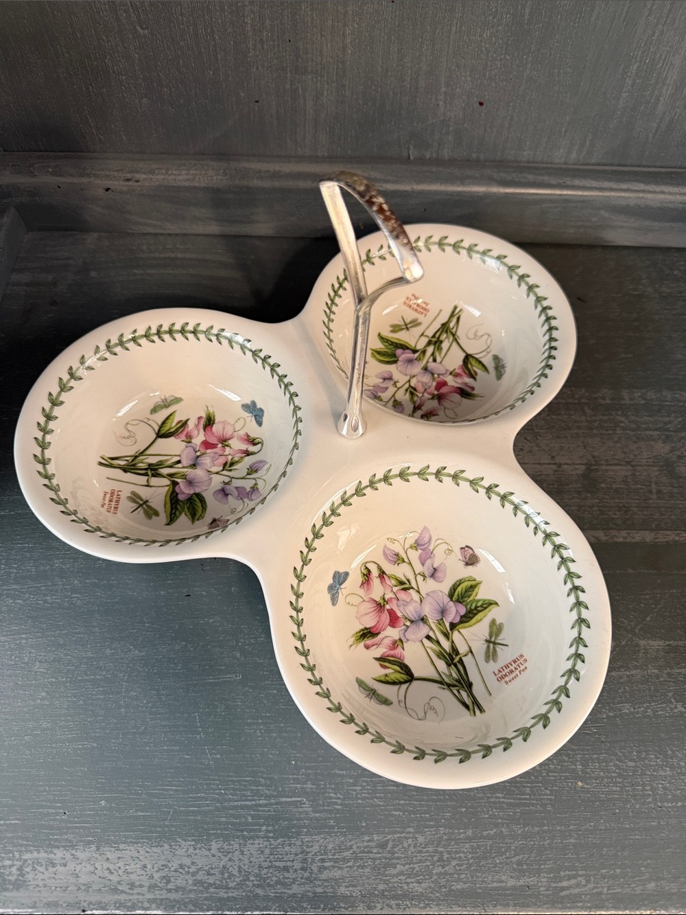 Portmeirion Botanic Garden handled serving dish